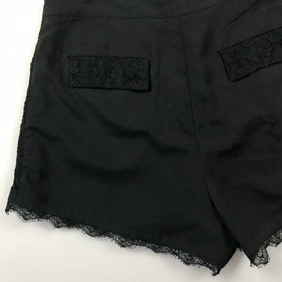 Victoria’s Secret Black Shorts w/Lace Trim - 6 - Picture 5 of 9